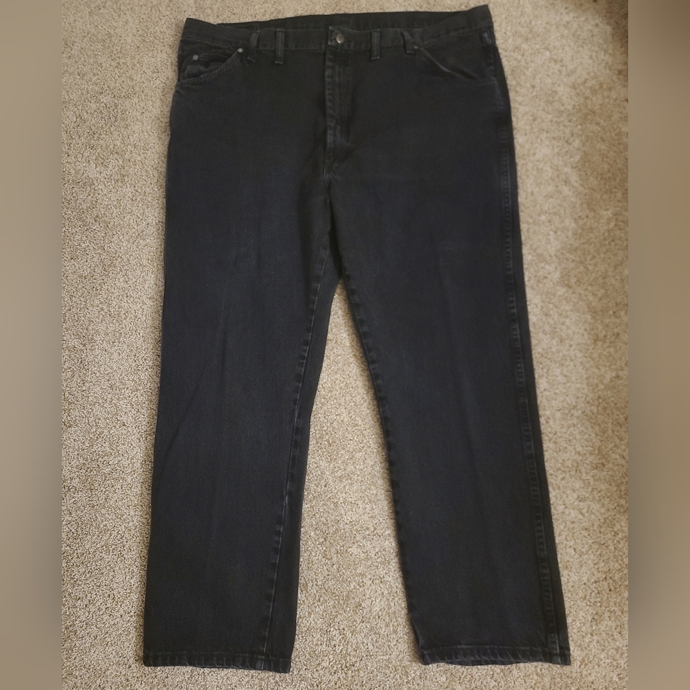 Vintage Wrangler Black Denim Jeans 46 X 30 Regular Fit